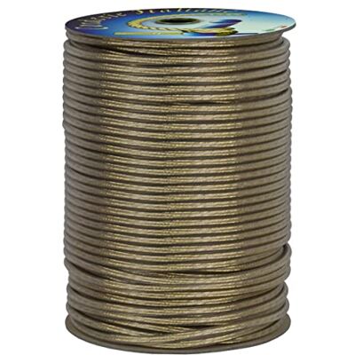 Corderie Italiane Hilo tendedero de acero latonado transparente 6 mm 50 m Corderie Italiane Hilo tendedero de acero latonado transparente 6 mm 50 m