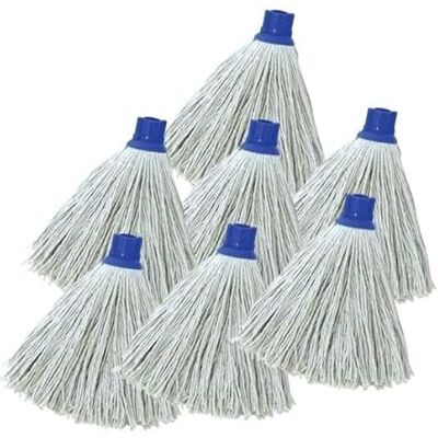 MSV Pack de 24 Flecos de Recambio para Fregona de Algodón Superior 220gr Crudo MSV Pack de 24 Flecos de Recambio para Fregona de Algodón Superior 220gr Crudo