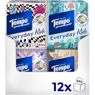 Tempo Caja de pañuelos para niños Tempo Caja de pañuelos para niños