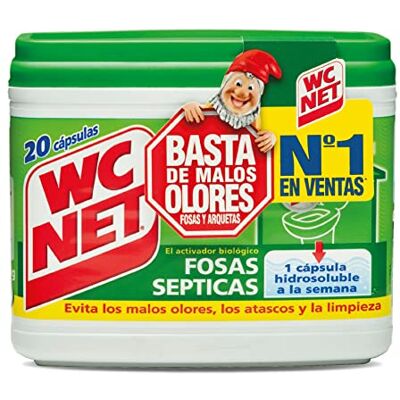 WC Net Fosa Septica 20 Capsulas x 18 g, Multicolor WC Net Fosa Septica 20 Capsulas x 18 g, Multicolor