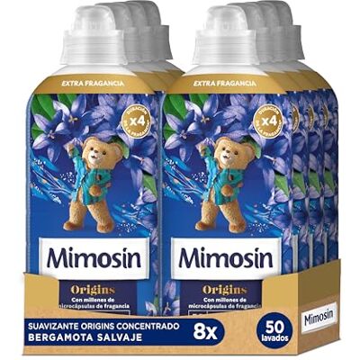 Mimosín Origins Suavizante Concentrado Bergamota Salvaje, 8 x 50 lavados Mimosín Origins Suavizante Concentrado Bergamota Salvaje, 8 x 50 lavados