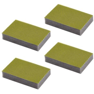 Maya Pack de 4 Estropajos para Limpieza de Cocinas, Baños y Vajillas sin Dejar Rayas 9x13,5x2,6 cm Esponjas Lavables en Lavavajillas y Lavadora (EVO XL, Amarillo) Maya Pack de 4 Estropajos para Limpieza de Cocinas, Baños y Vajillas sin Dejar Rayas 9x13,5x2,6 cm Esponjas Lavables en Lavavajillas y Lavadora (EVO XL, Amarillo)