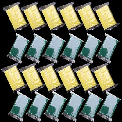 GUINIFAO Flyup Esponja Envuelta Individualmente, Esponja para Lavar Platos de Cocina, paño de Cocina Adecuado para Apartamentos de Viaje, Juego de 24 Piezas GUINIFAO Flyup Esponja Envuelta Individualmente, Esponja para Lavar Platos de Cocina, paño de Cocina Adecuado para Apartamentos de Viaje, Juego de 24 Piezas