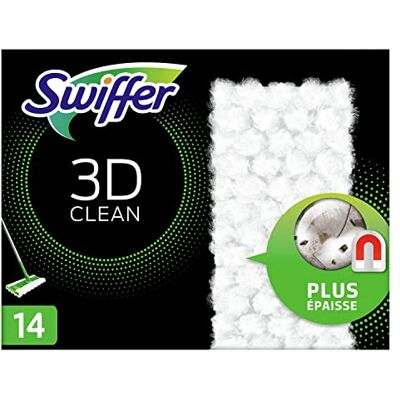 Swiffer Wischmopp, limpieza 3D, paquete de recarga, toallas de secado para pisos 14 piezas Swiffer Wischmopp, limpieza 3D, paquete de recarga, toallas de secado para pisos 14 piezas