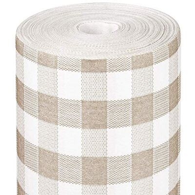 Garcia de Pou García de Pou 1 unidades -''Tú Y Yo'' Pre. 120Cm (20 Ser.) 'Like Linen Vichy' 70 G/M2 0,40X24 M Taupe Spunlace Garcia de Pou García de Pou 1 unidades -''Tú Y Yo'' Pre. 120Cm (20 Ser.) 'Like Linen Vichy' 70 G/M2 0,40X24 M Taupe Spunlace