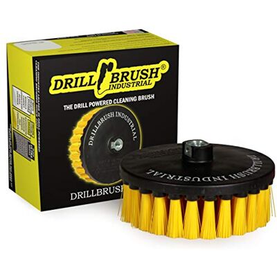 Drillbrush Accesorios de baño Productos de limpieza Cepillo para fregar 7 pulgadas Medium cerdas amarillas pulidor de velocidad variable 5/8 x 11 roscado Hub Teja Limpiador de ducha Porcelana pisos Drillbrush Accesorios de baño Productos de limpieza Cepillo para fregar 7 pulgadas Medium cerdas amarillas pulidor de velocidad variable 5/8 x 11 roscado Hub Teja Limpiador de ducha Porcelana pisos