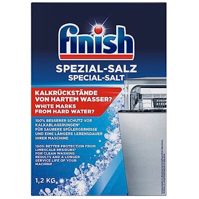 Finish Sal para lavavajillas sal especial, paquete de 1 (1 x 1,2 kg) Finish Sal para lavavajillas sal especial, paquete de 1 (1 x 1,2 kg)
