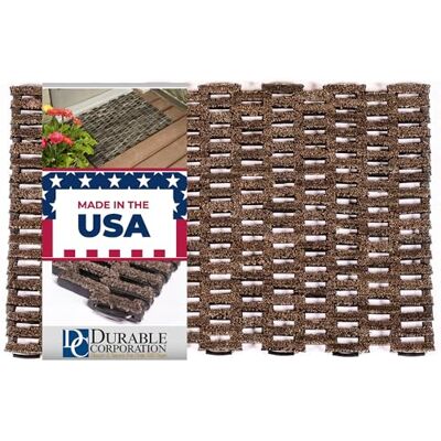 Durable Corporación dura-rug 400 Heavy Duty neumático alfombrilla, para al aire libre y vestíbulo, Natural, Tejido, natural, 20 Inches x 30 Inches Durable Corporación dura-rug 400 Heavy Duty neumático alfombrilla, para al aire libre y vestíbulo, Natural, Tejido, natural, 20 Inches x 30 Inches
