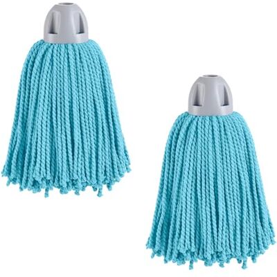 Maya Fregonas de Microfibra Industrial MAX Pro Hilo para Limpieza Profesional de Suelos sin Dejar Manchas ni Rayas, Recambios de Alta Absorción y Secado Rápido, 30x18 cm (Celeste, 2 Unidades) Maya Fregonas de Microfibra Industrial MAX Pro Hilo para Limpieza Profesional de Suelos sin Dejar Manchas ni Rayas, Recambios de Alta Absorción y Secado Rápido, 30x18 cm (Celeste, 2 Unidades)