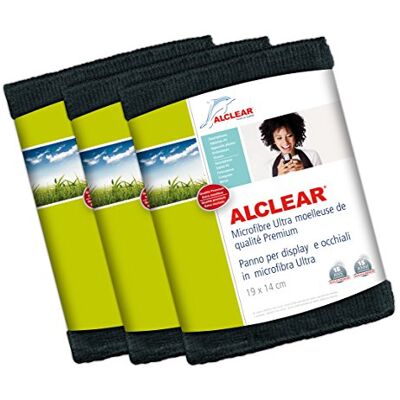 ALCLEAR Gamuza para Pantalla y Gafas de Microfibra Pack de 3 ALCLEAR Gamuza para Pantalla y Gafas de Microfibra Pack de 3