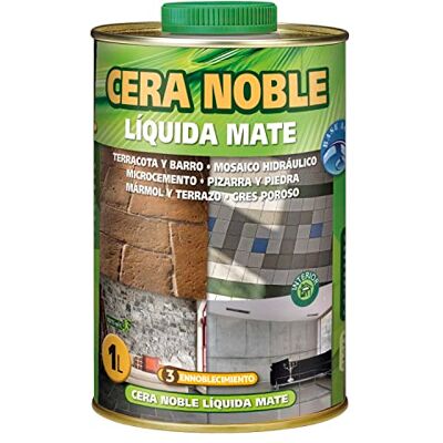MONESTIR Cera Noble Líquida Mate para encerado de barro y suelos de Terracota, mármol envejecido y mosaico hidráulico 1L MONESTIR Cera Noble Líquida Mate para encerado de barro y suelos de Terracota, mármol envejecido y mosaico hidráulico 1L