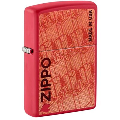 Zippo Encendedor a Prueba de Viento Design Navy Matte Recargable Estuche de Regalo Metal Hecho en EEUU Zippo Encendedor a Prueba de Viento Design Navy Matte Recargable Estuche de Regalo Metal Hecho en EEUU