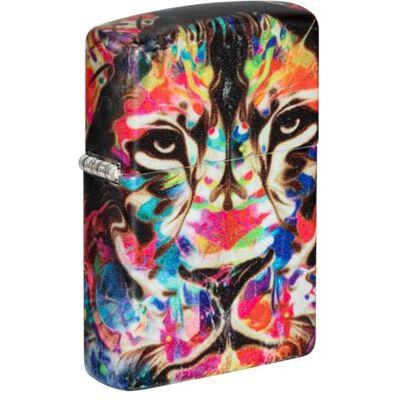 Zippo Sturmfeuerzeug Lion, 540°, Color Image Nachfüllbar Wiederverwendbar Windfestes Design Geschenkbox Made in USA Zippo Sturmfeuerzeug Lion, 540°, Color Image Nachfüllbar Wiederverwendbar Windfestes Design Geschenkbox Made in USA