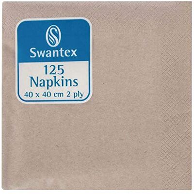 Swantex Nisbets DB483 Servilletas de papel kraft compostable (400 x 400 mm, 2000 unidades) Swantex Nisbets DB483 Servilletas de papel kraft compostable (400 x 400 mm, 2000 unidades)