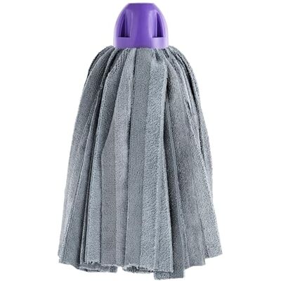 Maya Fregonas de Microfibra Industrial MAX Pro Tiras para Limpieza Profesional de Suelos Rugosos sin Dejar Rayas, Recambios de Alta Absorción y Secado Rápido, 34x15 cm (Morado, 2 Unidades) Maya Fregonas de Microfibra Industrial MAX Pro Tiras para Limpieza Profesional de Suelos Rugosos sin Dejar Rayas, Recambios de Alta Absorción y Secado Rápido, 34x15 cm (Morado, 2 Unidades)