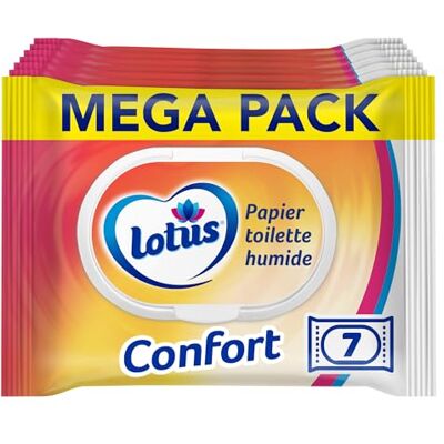 Lotus Loto Papel higiénico húmedo (7 x 38 hojas) Lotus Loto Papel higiénico húmedo (7 x 38 hojas)