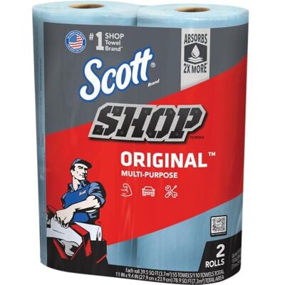 Scott Kimberly-Clark , trapo, 2 Rolls, azul Scott Kimberly-Clark , trapo, 2 Rolls, azul