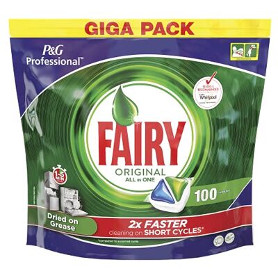 FAIRY Original Todo en 1 Cápsulas para Lavavajillas 100 unidades FAIRY Original Todo en 1 Cápsulas para Lavavajillas 100 unidades