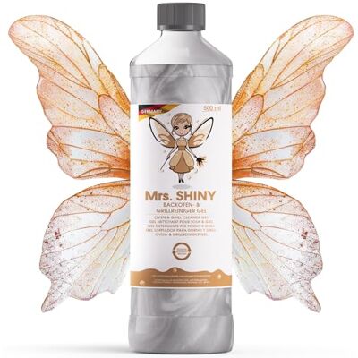 Mrs. SHINY ® Limpiador de Hornos y Barbacoas Gel Extra Fuerte, 500 ml Mrs. SHINY ® Limpiador de Hornos y Barbacoas Gel Extra Fuerte, 500 ml