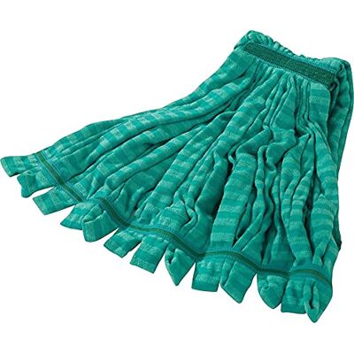 Rubbermaid Commercial Products Mopa tubular, borde superior de 2.54 cm, microfibra, verde Rubbermaid Commercial Products Mopa tubular, borde superior de 2.54 cm, microfibra, verde
