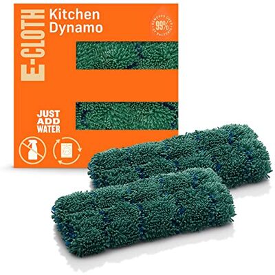 e-cloth Kitchen Dynamo, Esponja de Microfibra Premium antiarañazos para Fregar Platos, fregaderos y encimeras, Color Verde, Paquete de 2 e-cloth Kitchen Dynamo, Esponja de Microfibra Premium antiarañazos para Fregar Platos, fregaderos y encimeras, Color Verde, Paquete de 2