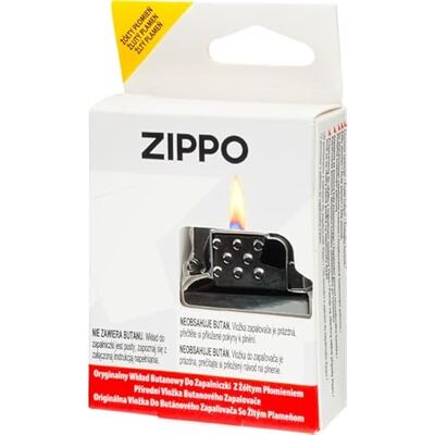 Zippo , Inserto de Llama de butano Amarillo, Diseño Moderno y Elegante, Calentamiento rápido y eficiente, Fácil de Usar, Seguridad Mejorada, Versátil, Tamaño estándar, Color Amarillo PL/CE/SK Zippo , Inserto de Llama de butano Amarillo, Diseño Moderno y Elegante, Calentamiento rápido y eficiente, Fácil de Usar, Seguridad Mejorada, Versátil, Tamaño estándar, Color Amarillo PL/CE/SK