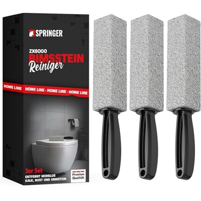 SPRINGER Piedra pómez WC Juego de 3, piedra limpiadora SPRINGER Piedra pómez WC Juego de 3, piedra limpiadora