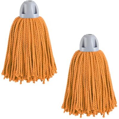 Maya Fregonas de Microfibra Industrial MAX Pro Hilo para Limpieza Profesional de Suelos sin Dejar Manchas ni Rayas, Recambios de Alta Absorción y Secado Rápido, 30x18 cm (Naranja, 2 Unidades) Maya Fregonas de Microfibra Industrial MAX Pro Hilo para Limpieza Profesional de Suelos sin Dejar Manchas ni Rayas, Recambios de Alta Absorción y Secado Rápido, 30x18 cm (Naranja, 2 Unidades)