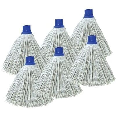 MSV Pack de 6 Flecos de Recambio para Fregona de Algodón Superior 220gr Crudo MSV Pack de 6 Flecos de Recambio para Fregona de Algodón Superior 220gr Crudo