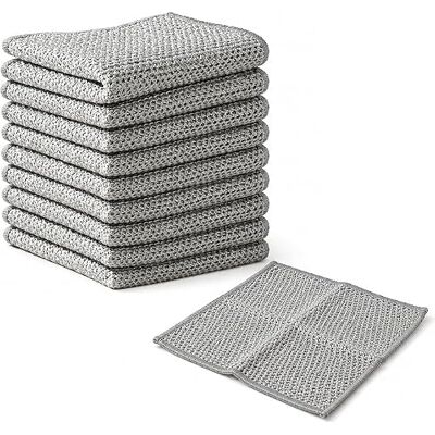 ARCSUN Antonio Herato Malla Magica, Estropajo Reutilizable de Doble Capa,10pcs Limpieza Eficaz de Grasa y Suciedad, Secado Rápido y Uso Reutilizable ARCSUN Antonio Herato Malla Magica, Estropajo Reutilizable de Doble Capa,10pcs Limpieza Eficaz de Grasa y Suciedad, Secado Rápido y Uso Reutilizable