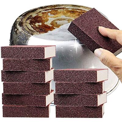 YIQI 10pcs Nano Borrador mágico Limpieza Estropajo Esponja Eliminar Stubborn Manchas y Mark Limpiador para Libre de químicos YIQI 10pcs Nano Borrador mágico Limpieza Estropajo Esponja Eliminar Stubborn Manchas y Mark Limpiador para Libre de químicos