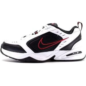 Nike Air Monarch IV, Zapatillas de Gimnasia Hombre, Blanco White Black Varsity Red 101, 46 EU Nike Air Monarch IV, Zapatillas de Gimnasia Hombre, Blanco White Black Varsity Red 101, 46 EU