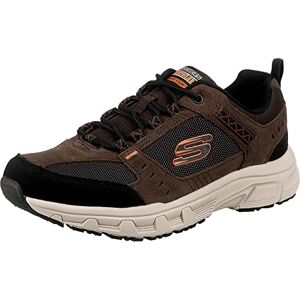 Skechers Oak Canyon, Zapatillas Hombre, Chocolate Leather Pu Mesh Black Trim, 40 EU Skechers Oak Canyon, Zapatillas Hombre, Chocolate Leather Pu Mesh Black Trim, 40 EU