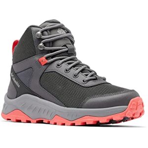 Columbia Trailstorm Ascend Mid Wp, Botas Mujer, Dark Grey Red Coral, 36 EU Columbia Trailstorm Ascend Mid Wp, Botas Mujer, Dark Grey Red Coral, 36 EU
