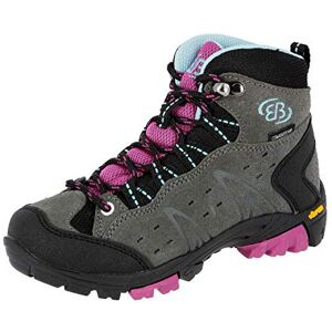 Brütting Mount Bona High Kids, Zapatos de High Rise Senderismo Unisex Niños, Gris/Lila/Azul, 33 EU Brütting Mount Bona High Kids, Zapatos de High Rise Senderismo Unisex Niños, Gris/Lila/Azul, 33 EU