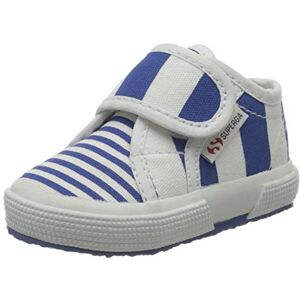 Superga Unisex Niños Zapatillas de Gimnasia, Multicolor (White/Mixedstripes B A0g), 18 EU Superga Unisex Niños Zapatillas de Gimnasia, Multicolor (White/Mixedstripes B A0g), 18 EU