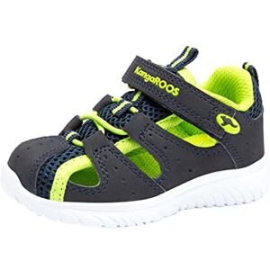 KangaROOS Unisex bebé Zapatillas, Azul (Dk Navy/Lime 4054), 23 EU KangaROOS Unisex bebé Zapatillas, Azul (Dk Navy/Lime 4054), 23 EU