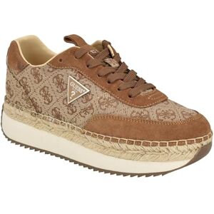 GUESS StefenSneaker Tenis para Mujer, Beige Marrón 210, 4.5 UK GUESS StefenSneaker Tenis para Mujer, Beige Marrón 210, 4.5 UK