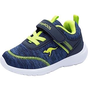 KangaROOS Zapatillas Bajas KY CHUMMY EV para niñas, Dk Navy Lime., 28 EU KangaROOS Zapatillas Bajas KY CHUMMY EV para niñas, Dk Navy Lime., 28 EU