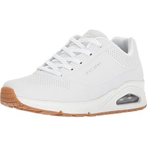 Skechers Uno Stand On Air Zapatillas para Mujer, White Durabuck/Mesh, 40 EU Skechers Uno Stand On Air Zapatillas para Mujer, White Durabuck/Mesh, 40 EU