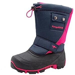 KangaROOS Kanga-bean Ii, Botas de Nieve para Unisex niños, Azul (Blau Dark Navy Daisy Pink 4204), 34 EU KangaROOS Kanga-bean Ii, Botas de Nieve para Unisex niños, Azul (Blau Dark Navy Daisy Pink 4204), 34 EU