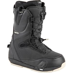 NITRO Cave TLS Step On All Mountain Freestyle Freeride Sistema de Cordones rápidos Barco de Snowboard, Mujeres, Beige y Negro, 26 NITRO Cave TLS Step On All Mountain Freestyle Freeride Sistema de Cordones rápidos Barco de Snowboard, Mujeres, Beige y Negro, 26
