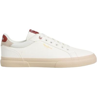 Pepe Jeans Kenton Coast M Tenis para Hombre, Color Beige (Blanco Marfil), Talla 40 Pepe Jeans Kenton Coast M Tenis para Hombre, Color Beige (Blanco Marfil), Talla 40