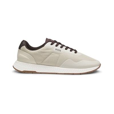 Boss Hombre Titanium_Runn_trtxpu 10280141 Entrenadores, Open Beige, 44 EU Boss Hombre Titanium_Runn_trtxpu 10280141 Entrenadores, Open Beige, 44 EU