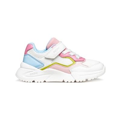 Geox J Loftus Girl B Zapatillas Deportivas para Mujer, Color Blanco/Rosa, Talla 29 EU Geox J Loftus Girl B Zapatillas Deportivas para Mujer, Color Blanco/Rosa, Talla 29 EU