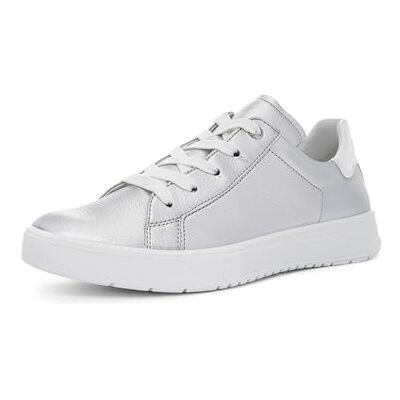 ARA ROM, Zapatillas Mujer, Blanco y Plateado, 41 EU ARA ROM, Zapatillas Mujer, Blanco y Plateado, 41 EU