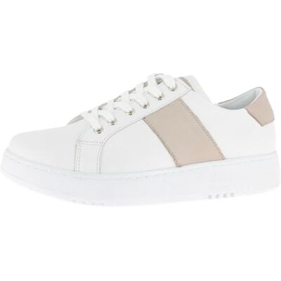 Andrea Conti Zapatillas Bajas para Mujer, Blanco Gris Plateado, 41 EU Andrea Conti Zapatillas Bajas para Mujer, Blanco Gris Plateado, 41 EU