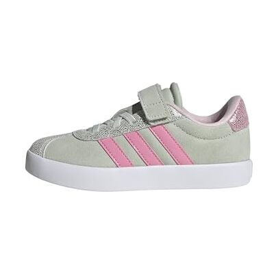 Adidas Unisex niños VL Court 3.0 Children Shoes, Linen Green/Bliss Pink/Clear Pink, 31 EU Adidas Unisex niños VL Court 3.0 Children Shoes, Linen Green/Bliss Pink/Clear Pink, 31 EU