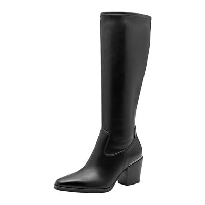 MARCO TOZZI Botas de moda para mujer, color negro, talla 4, Black, 37 EU MARCO TOZZI Botas de moda para mujer, color negro, talla 4, Black, 37 EU