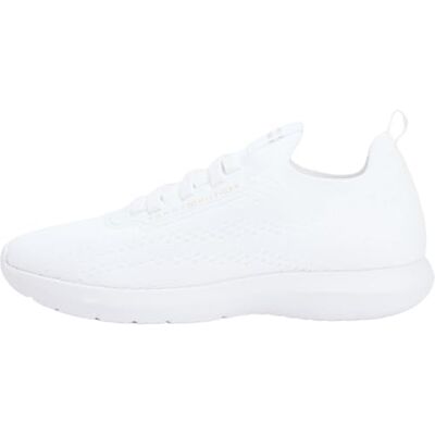 Tommy Hilfiger TH Knit Extralight Runner Fw0fw09112, Bajo Top Mujer, White, 36 EU Tommy Hilfiger TH Knit Extralight Runner Fw0fw09112, Bajo Top Mujer, White, 36 EU